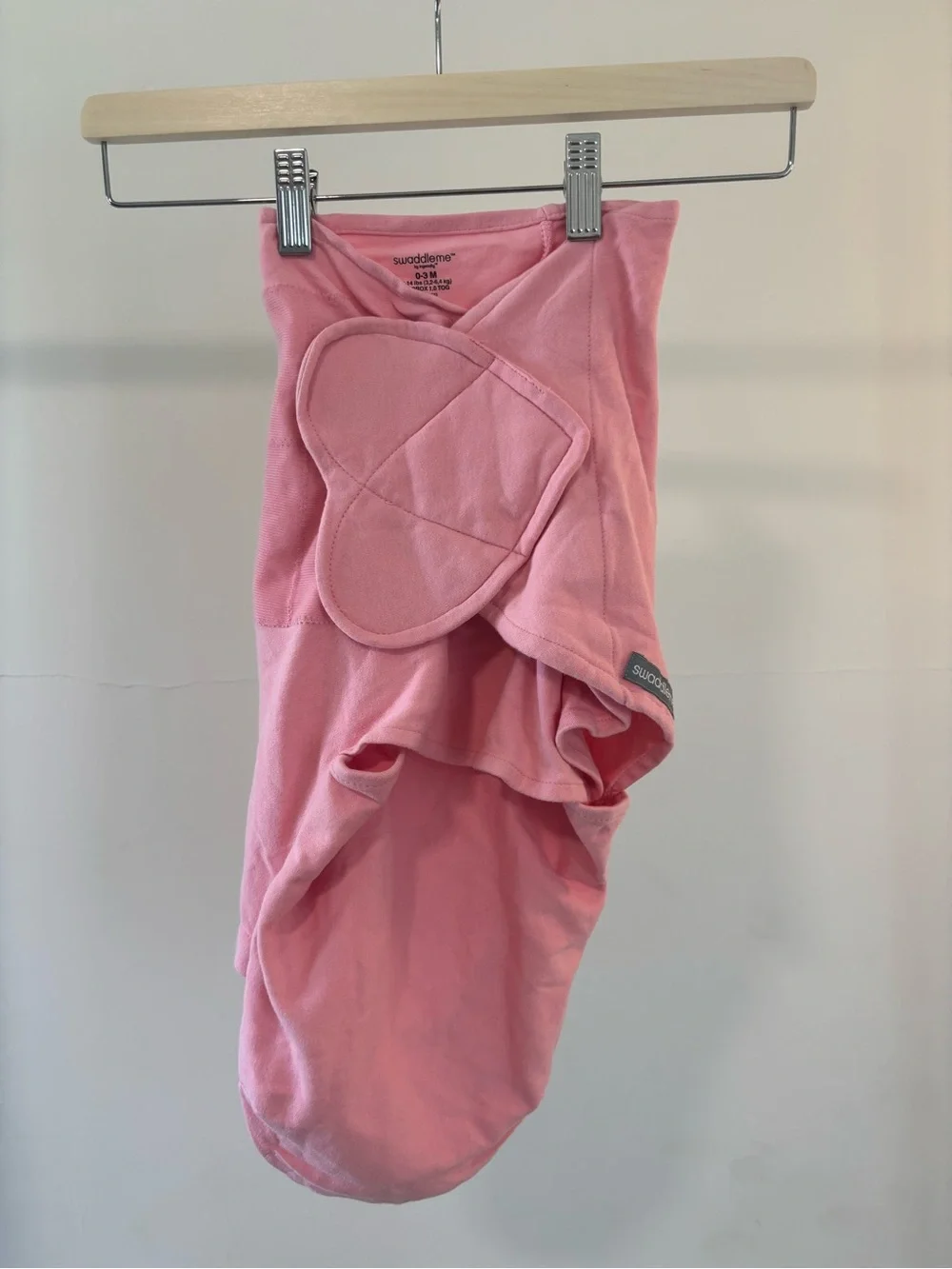 SwaddleMe Pink Heart Baby Swaddle Sack | 100% Cotton
